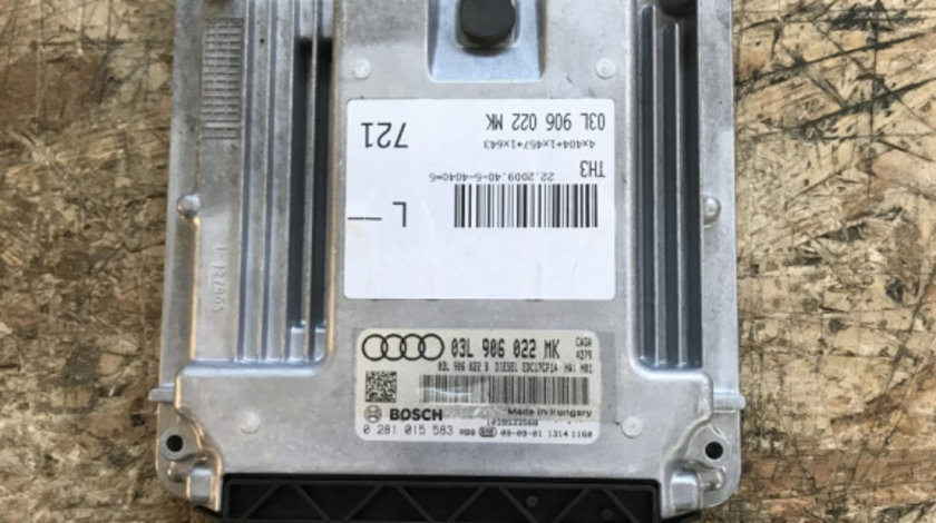 Calculator motor ECU Audi A4 B8 2.0TDI , 143cp CAGA Sedan Automat sedan 2010 (03L906022MK)