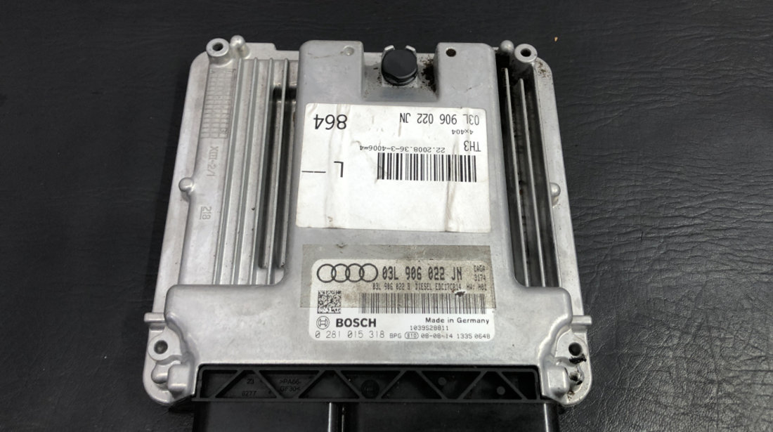 Calculator motor ecu Audi A4 B8 2.0TDI, Sedan, Negru sedan 2010 (03L906022JN)