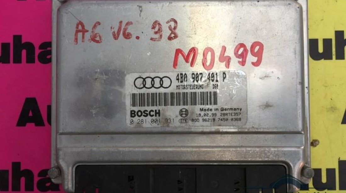 Calculator motor ecu Audi A6 (1997-2004) [4B, C5] 0281001931