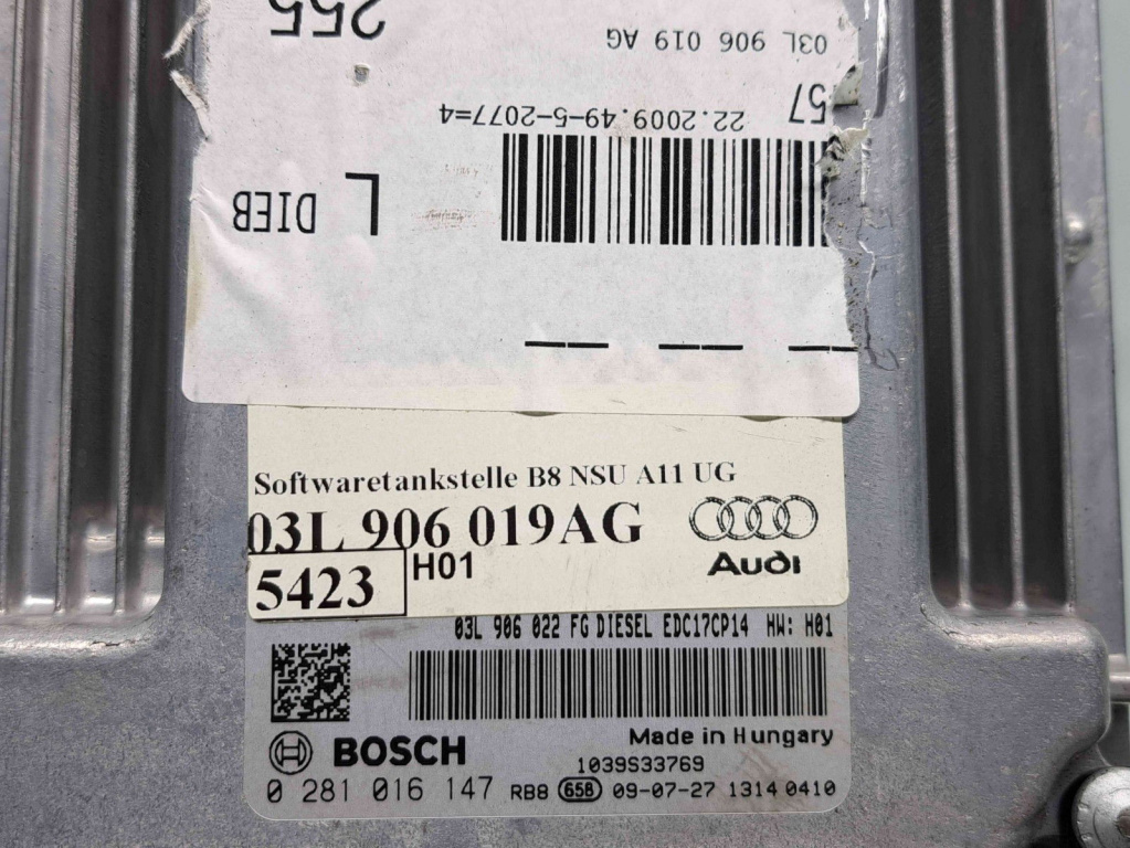 Calculator motor ECU Audi A6 (4F2, C6) [Fabr 2004-2010] 03L906022FG 2.0 TDI CAHA 125KW / 170CP 2.0 TDI CAHA 125KW / 170CP