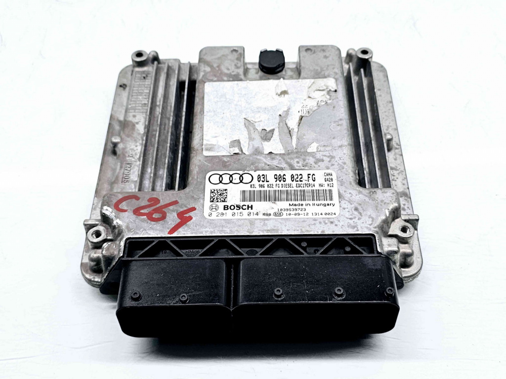 Calculator motor ECU Audi A6 (4F2, C6) facelift [Fabr 2004-2010] 03L906022FG 0281015014 2.0 TDI CAHA 125KW / 170CP
