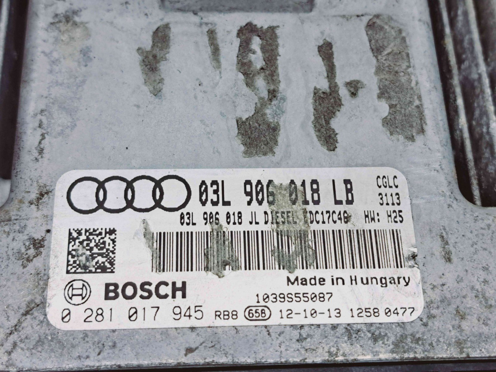 Calculator motor ECU Audi A6 (4G5, C7) Avant [Fabr 2011-2017] 03L906018LB 2.0 TDI CGLC 130KW / 177CP 2.0 TDI CGLC 130KW / 177CP
