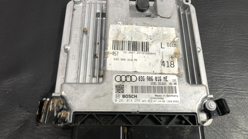 Calculator motor ecu Audi A6 C6 2.0TDI Manual Negru 140cp sedan 2008 (03G906016ME)