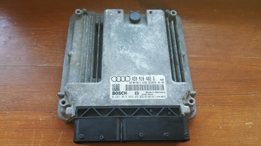 Calculator motor(ecu) audi a8 4e 3.0 tdi asb cod 4e0910402g edc16cp34