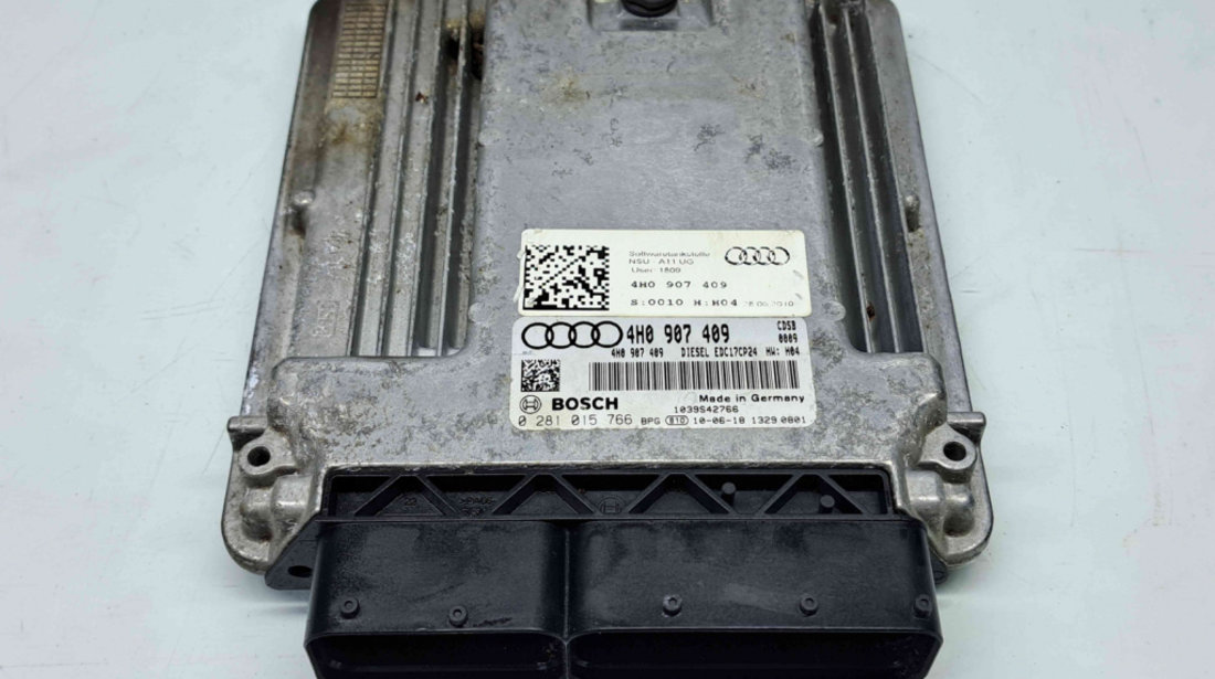 Calculator motor ECU Audi A8 (4H) [Fabr 2010-2017] 4H0907409 4.2 TDI CDSB 258KW 350CP