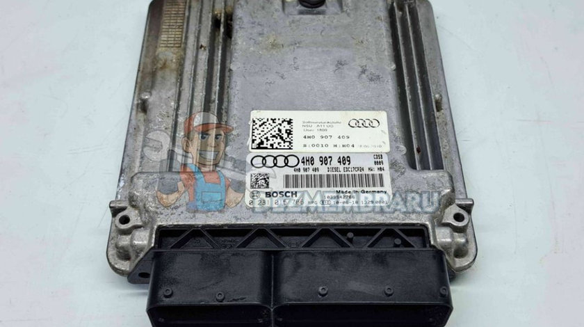 Calculator motor ECU Audi A8 (4H) [Fabr 2010-2017] 4H0907409 4.2 TDI CDSB 258KW 350CP