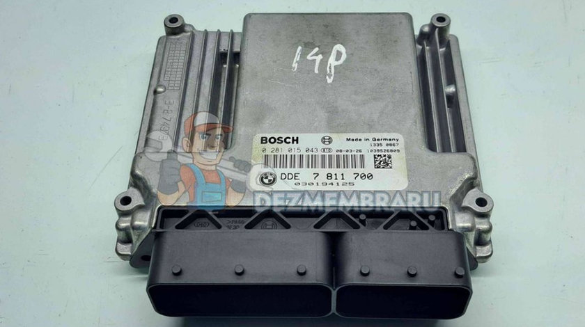 Calculator motor ECU Bmw 1 (E81, E87) [Fabr 2004-2010] 7811700 0281015043 2.0 N47D20A 130KW 177CP