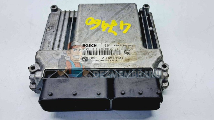 Calculator motor ECU Bmw 1 (E81, E87) [Fabr 2004-2010] 7809001 0281014239 2.0 N47D20A 105KW 143CP