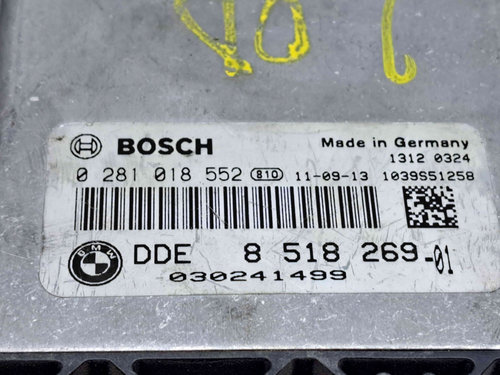 Calculator motor ECU Bmw 3 (E90) [Fabr 2005-2011] 8518269 2.0 2.0 120
