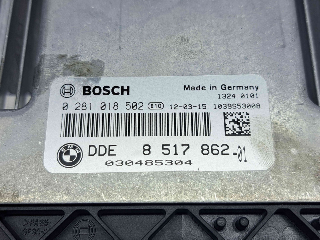 Calculator motor ECU Bmw 3 (F30) [Fabr 2012-2017] 8517862 0281018502 2.0 N47 120KW / 163CP 2.0 N47 120KW / 163CP