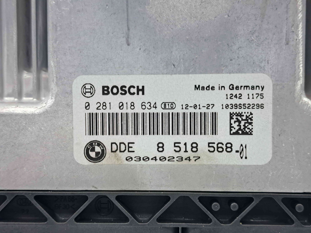Calculator motor ECU Bmw 3 (F30) [Fabr 2012-2017] 8518568 0281018634 2.0 N47D 135KW / 184CP 2.0 N47D 135KW / 184CP