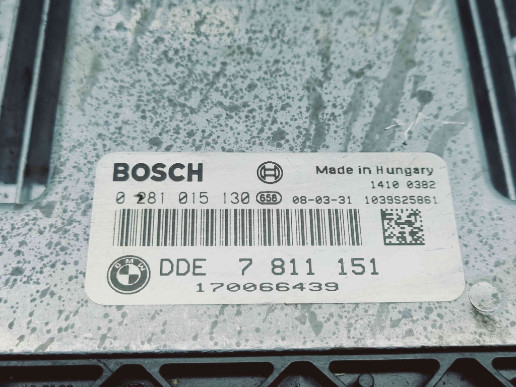 Calculator motor ECU Bmw 5 (E60) [Fabr 2004-2010] 7811151 0281015130 3.0 NX51 145KW / 197CP 3.0 NX51 145KW / 197CP