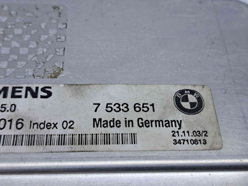 Calculator motor ECU Bmw 5 (E60) [Fabr 2004-2010] 7533651 2.2 M54 125KW / 170CP 2.2 M54 125KW / 170CP