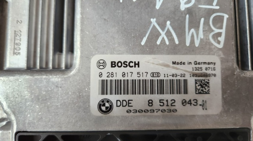 Calculator Motor ECU BMW Seria 3 E90 E91 E92 E93 2.0 D N47 LCI Cod : 8512043 - 01