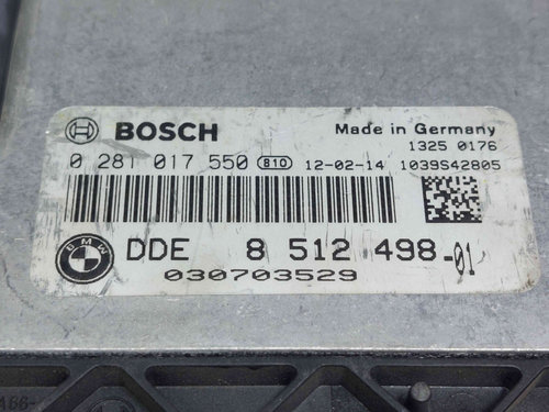 Calculator motor ECU Bmw X1 (E84) [Fabr 2009-2015] 8512498 0281017550 2.0 N47 2.0 N47 130