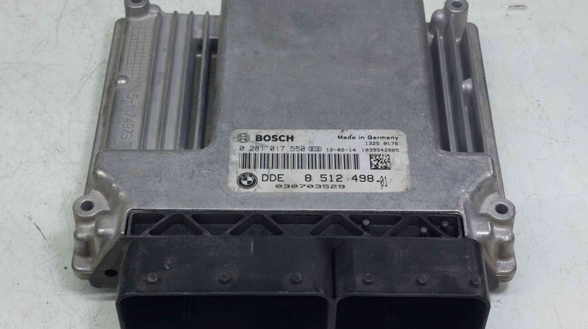 Calculator motor ECU Bmw X1 (E84) [Fabr 2009-2015] 8512498 0281017550 2.0 N47