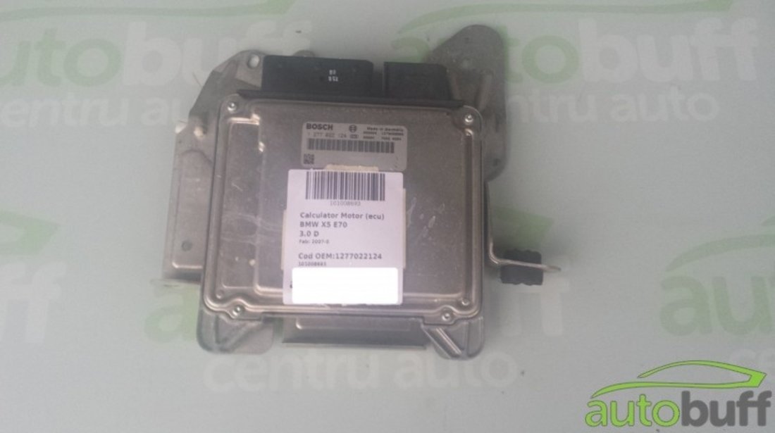 Calculator Motor (ECU)BMW X5 E70 1277022124 3.0 D