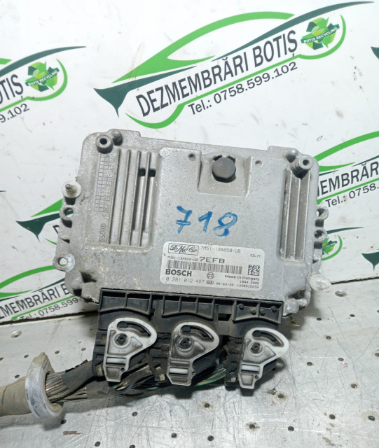 Calculator motor ECU Bosch 0 281 012 487 Ford Focus 2 [2004 - 2008] wagon 5-usi 1.6 TDCi MT (109 hp)