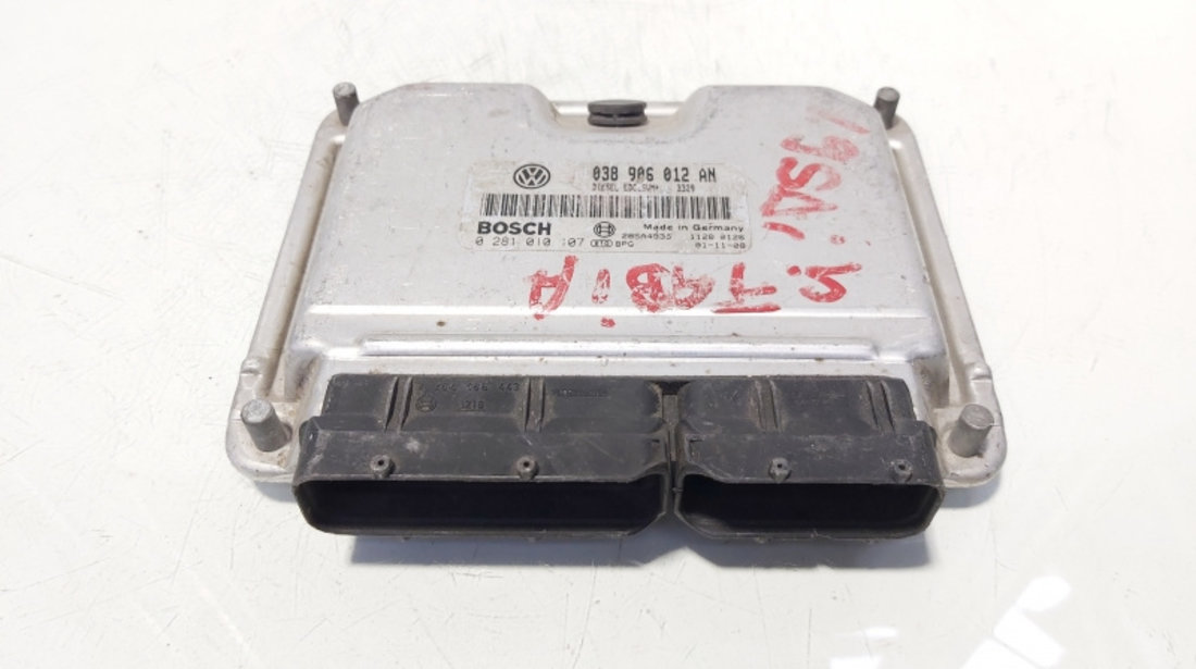 Calculator motor ECU Bosch, cod 038906012AN, 028110107, Vw Polo (9N) 1.9 SDI, ASY (id:644862)