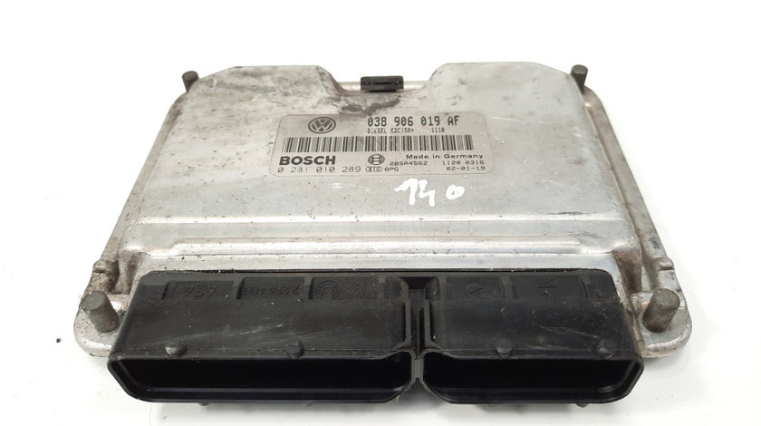 Calculator motor ECU Bosch, cod 038906019AF, 0281010289, VW Polo sedan (9N), 1.9 TDI, ATD (idi:549979)