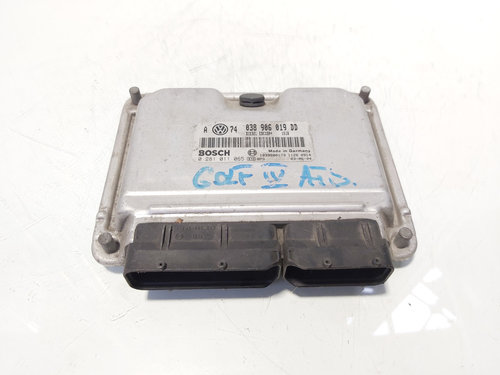 Calculator motor ECU Bosch, cod 038906019DD, 0281011065, VW Golf 4 Variant (1J5), 1.9 TDI, ATD (idi:...