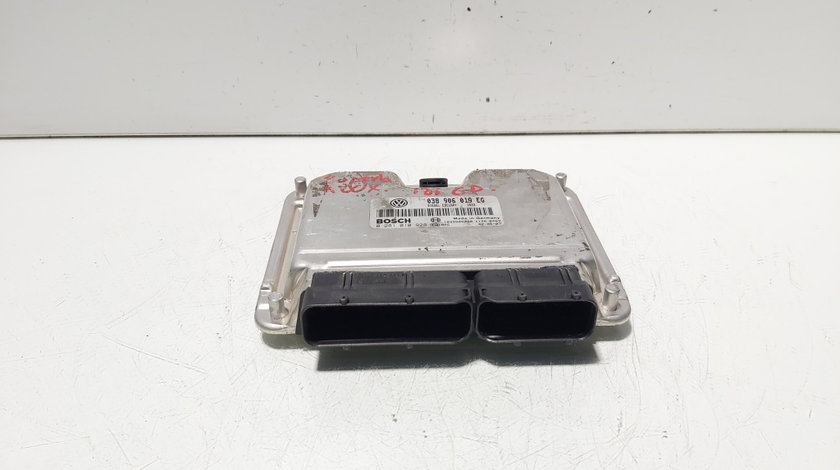 Calculator motor ECU Bosch, cod 038906019EG, 0281010928, Audi A6 (4B2, C5), 1.9 TDI, AWX (idi:645093)