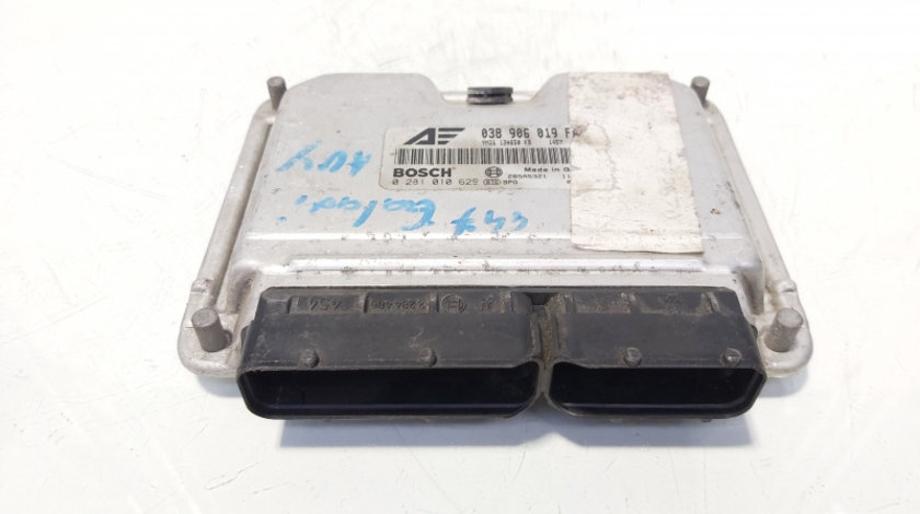 Calculator motor ECU BOSCH, cod 038906019FA, 0281010629 , Ford Galaxy 1, 1.9 TDI, AUY (id:644960)