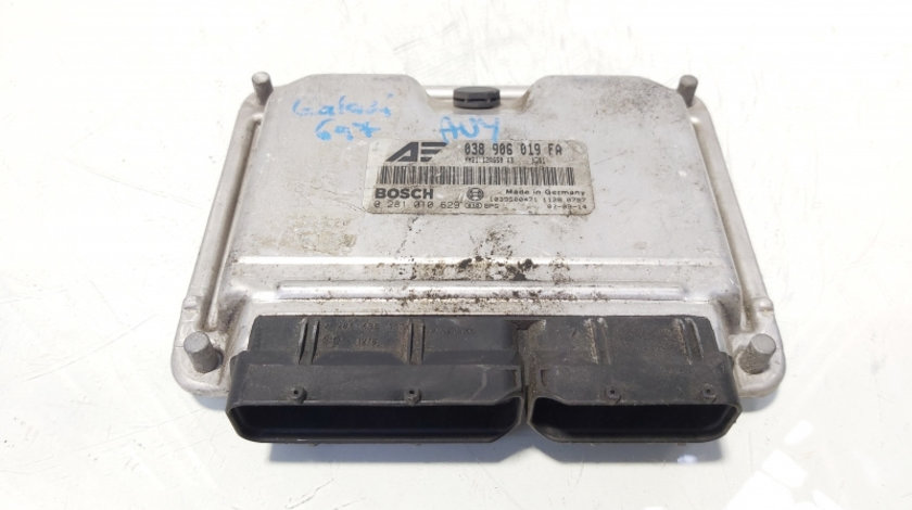 Calculator motor Ecu Bosch, cod 038906019FA, 0281010629, Ford Galaxy 1, 1.9 TDI, AUY (id:644927)