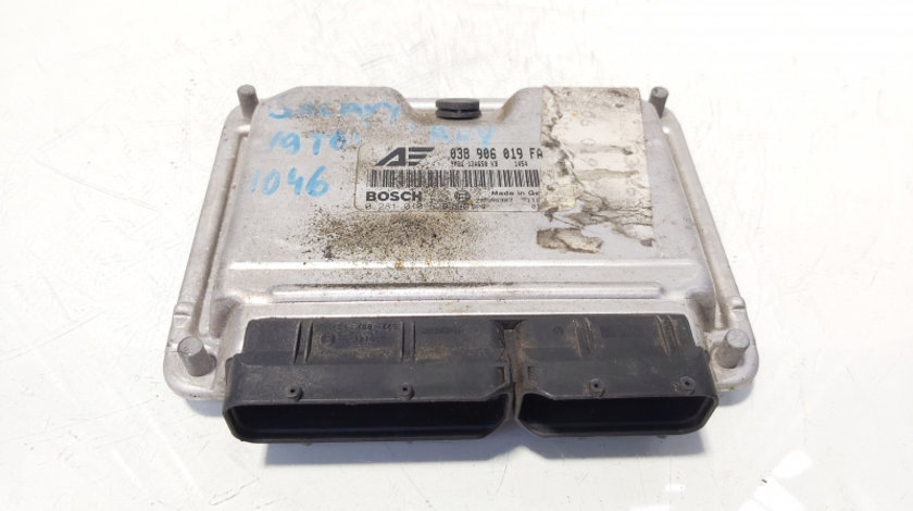 Calculator motor ECU, Bosch cod 038906019FA, 0281010629, Ford Galaxy 1, 1.9 TDI, AUY (id:644933)