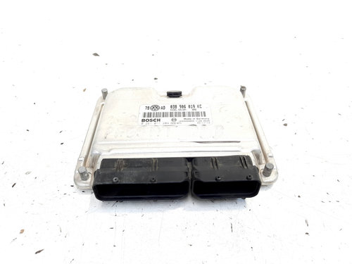 Calculator motor ECU Bosch, cod 038906019KC, 0281011204, Skoda Superb I (3U4), 1.9 TDI, AVB (idi:535...