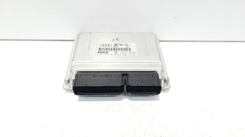 Calculator motor ECU Bosch, cod 3B0907552L, 0261206397, Audi A6 Avant (4B5, C5), 2.4 benz, APS (id:592423)