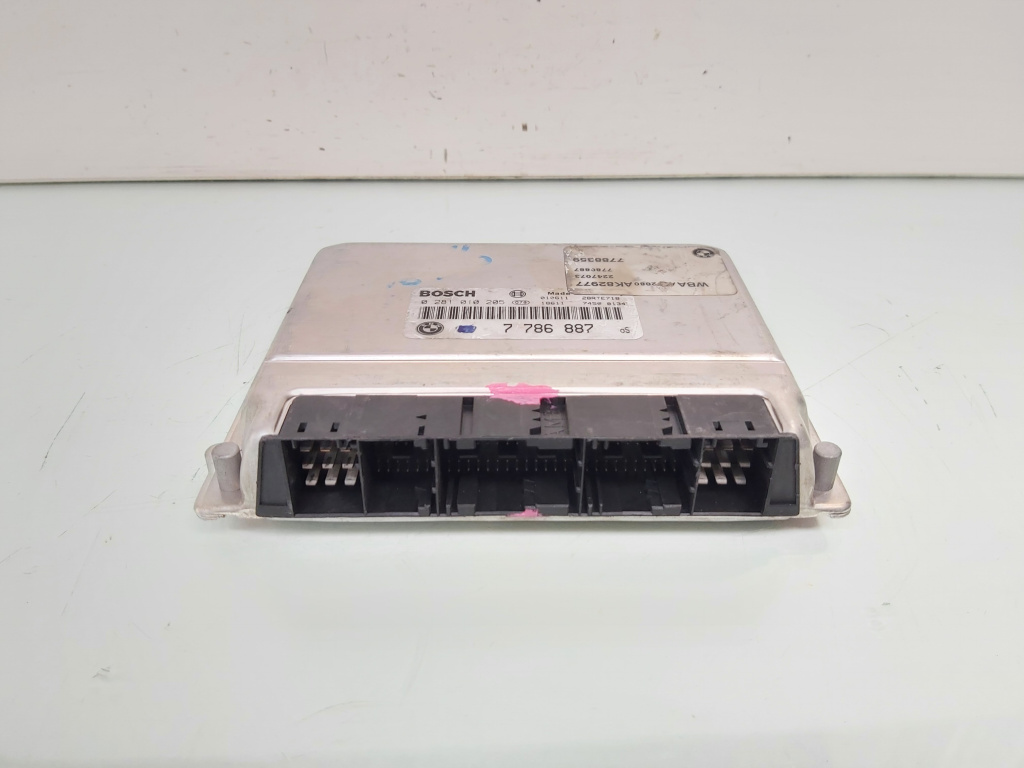 Calculator motor ECU Bosch, cod 7786887, 0281010205, Bmw 3 (E46) 2.0 diesel, 204D4 (id:645224)
