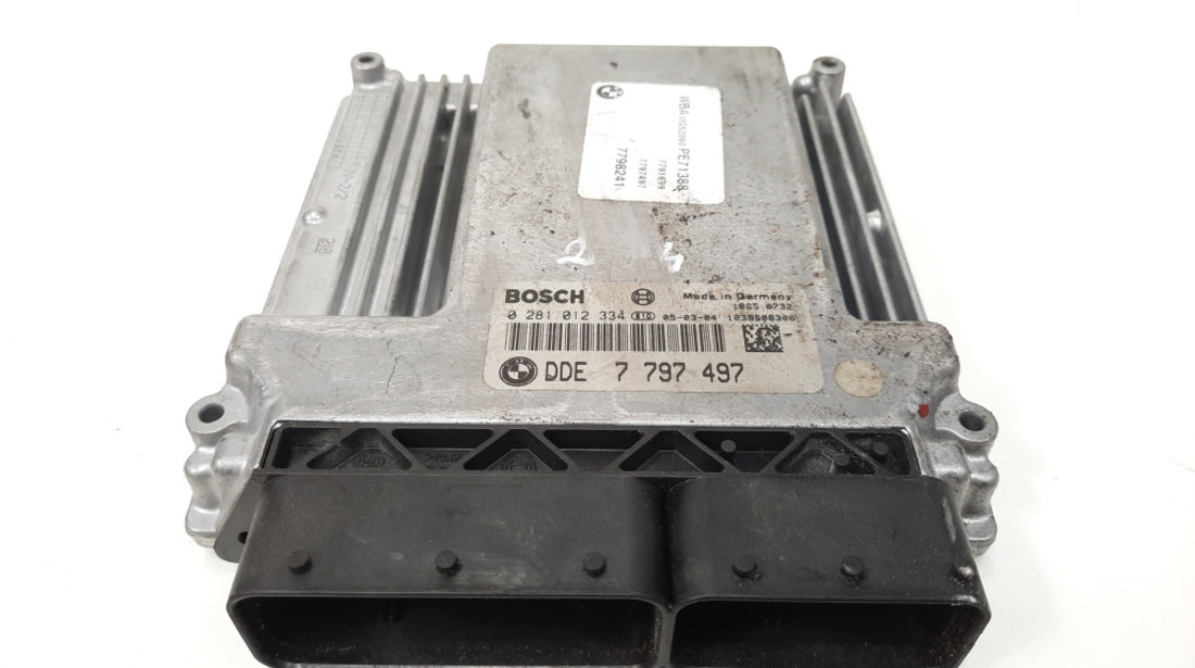 Calculator motor ECU Bosch, cod 7797497, 0281012334, Bmw X3 (E83), 2.0 diesel, 204D4 (idi:549908)