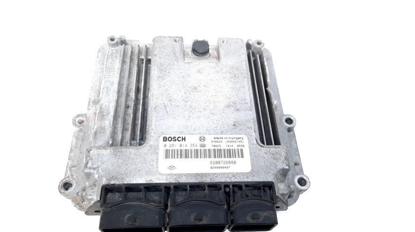 Calculator motor ECU Bosch, cod 8200726880, 0281014354, Renault Laguna 3 Combi, 2.0 DCI, M9R802 (idi:549762)