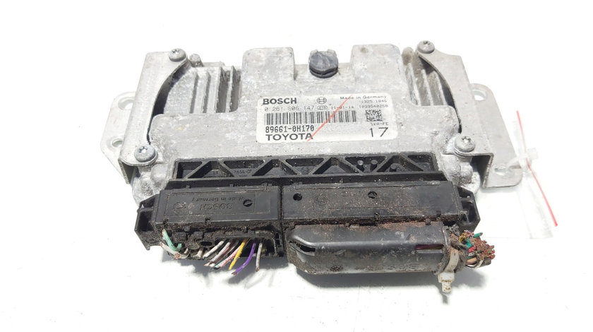 Calculator motor ECU Bosch, cod 89661-0H170, 0261S06147, Toyota Aygo, 1.0 benz, 1KRB52 (id:647934)