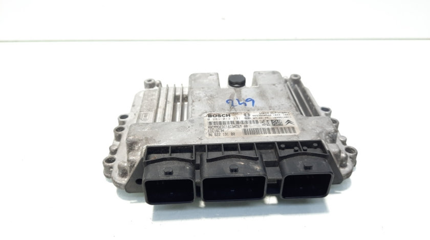 Calculator motor ECU Bosch, cod 9653958980, 9662213180, Peugeot Partner (II) Tepee, 1.6 HDI, 9HZ (idi:560453)