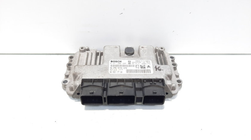 Calculator motor ECU Bosch, cod 9659317780, 0261208908, Peugeot 308, 1.6 benz, NFU (idi:592398)