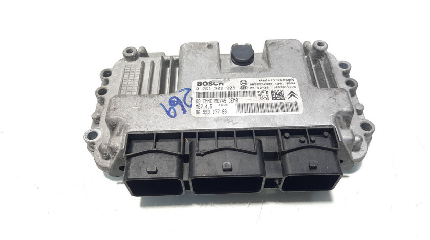 Calculator motor ECU Bosch, cod 9659317780, 0261208908, Citroen Xsara hatchback, 1.6 benz, NFU (idi:560751)