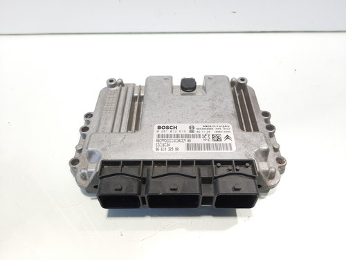 Calculator motor ECU Bosch, cod 9661032980, 0281012619, Peugeot 307, 1.6 HDI, 9HX (idi:130124)