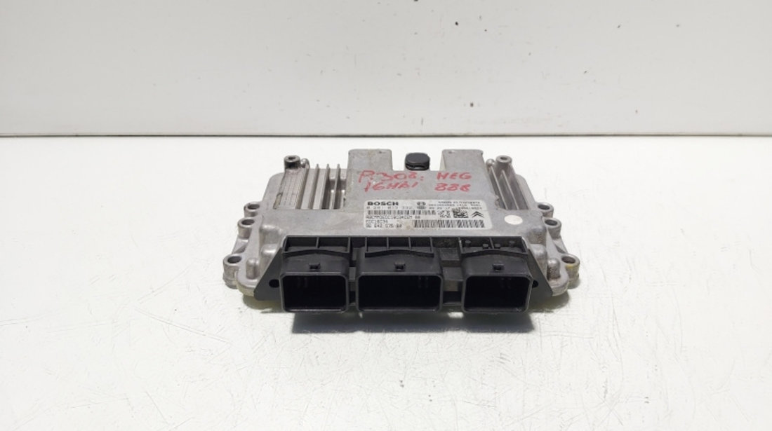 Calculator motor ECU Bosch, cod 9664257580, 0281013332, Peugeot 308 CC, 1.6 HDI, 9HZ (idi:645286)