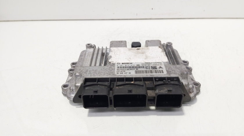 Calculator motor ECU, Bosch, cod 9664843780, 0281013872, Citroen C3 Picasso, 1.6 HDI, 9HZ (idi:647875)