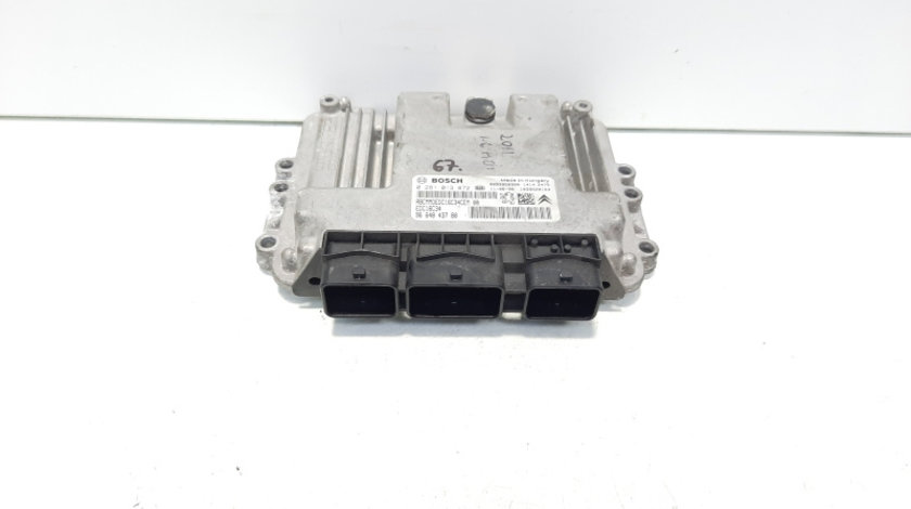 Calculator motor ECU Bosch, cod 9664843780, 0281013872, Citroen C2 (JM), 1.6 HDI, 9HZ (idi:592393)