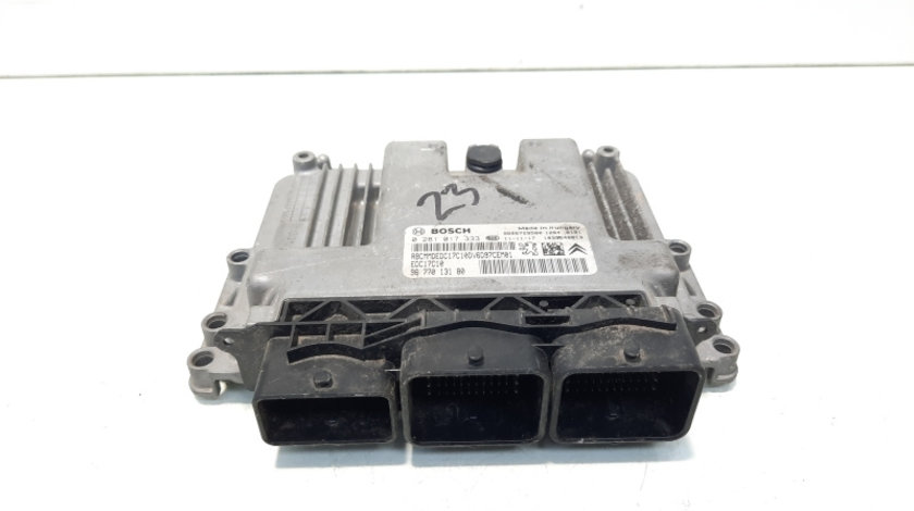 Calculator motor ECU Bosch, cod 9677013180, 0281017333, Peugeot 308, 1.6 HDI, 9HP (id:612681)