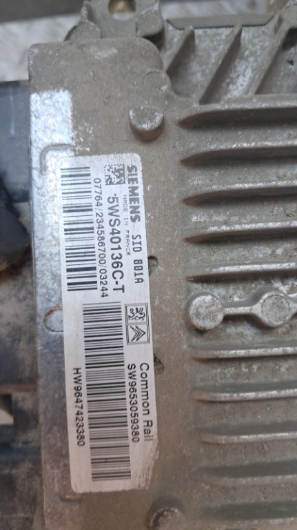 Calculator motor ECU Citroen Berlingo 2.0 HDI cod motor RHY , an 2004 cod 5WS40136C-T / 9653059380