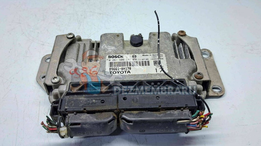 Calculator motor ECU Citroen C1 (PM, PN) [ Fabr 2005-2014] 89661-0H170 0261S06147 1.0 50KW 68CP