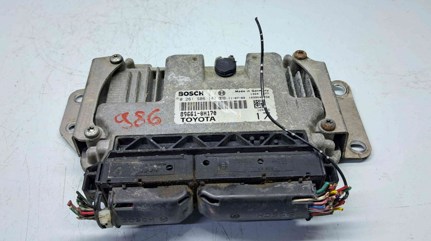 Calculator motor ECU Citroen C1 (PM, PN) [ Fabr 2005-2014] 89661-0H170 0261S06147 1.0 50KW 68CP