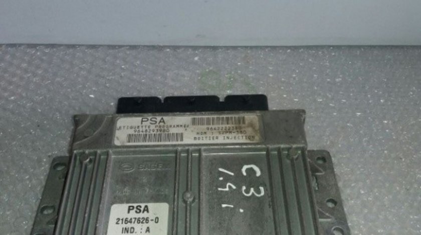 Calculator Motor (ECU)Citroen C3 -216476260 / 9648293980 / s2pm-380