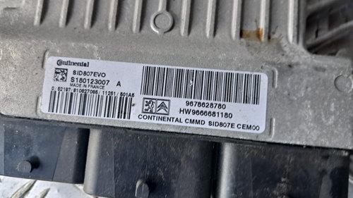 Calculator motor ECU Citroen C4 B7 1.6 HDI cod motor 9HR / DV6C transmisie manuala an 2012 cod 96786...