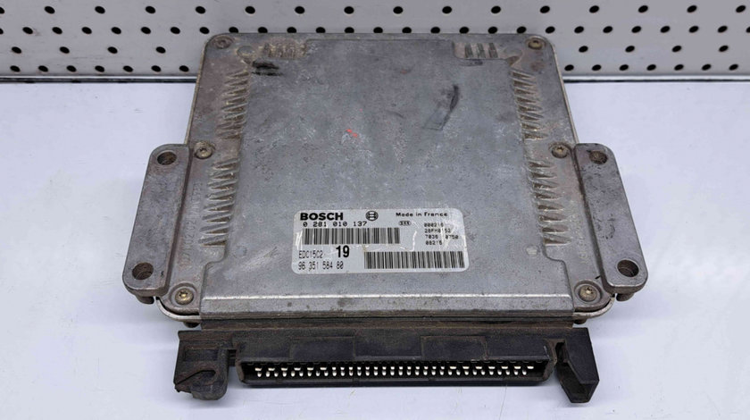 Calculator motor ECU Citroen C4 (I) [ Fabr 2004-2011] 9635158480 0281010137