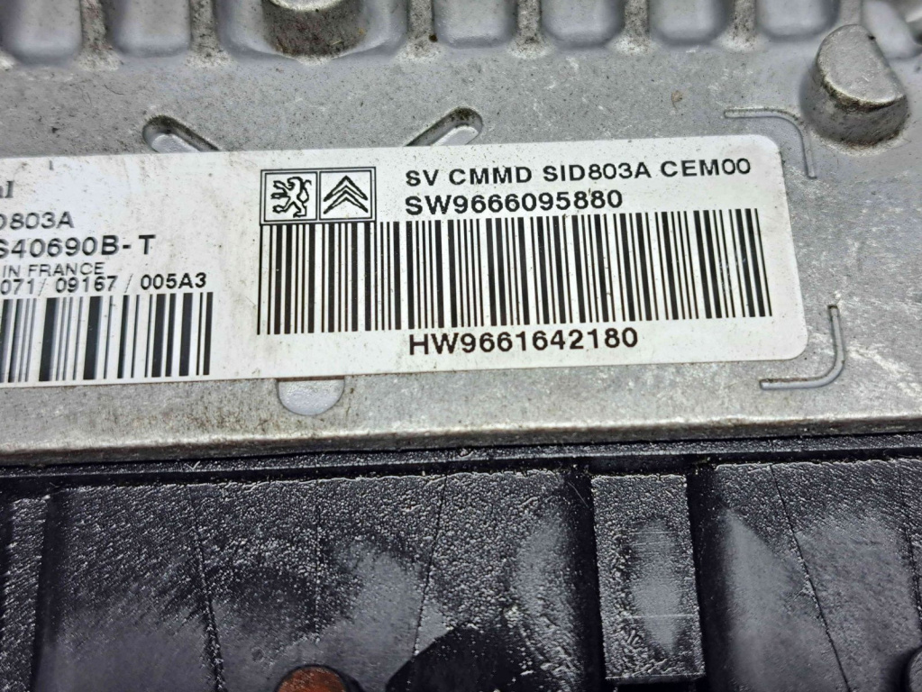 Calculator motor ECU Citroen C4 (I) Picasso [ Fabr 2006-2013] 9666095880 2.0 RHJ 100KW / 136CP 2.0 RHJ 100KW / 136CP